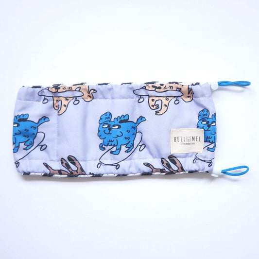 スケボードッグ クールネック オリジナルプリント クールスヌード