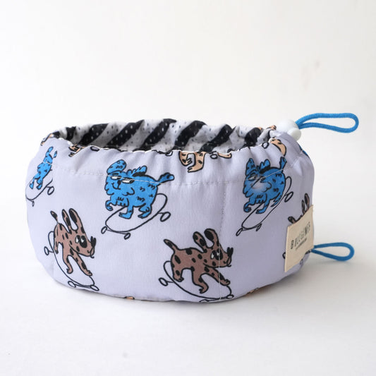 スケボードッグ クールネック オリジナルプリント クールスヌード 小