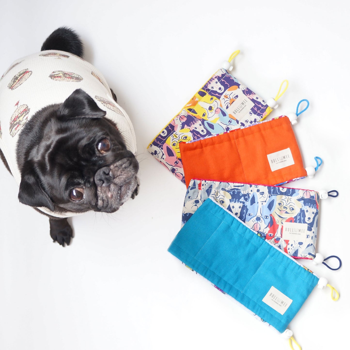 クールスヌード 犬いっぱい イエロー